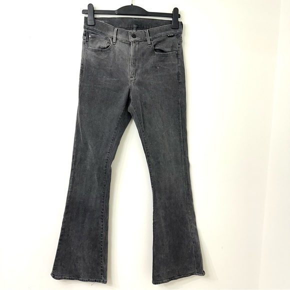 G-STAR RAW Women's 3301 Flare Jeans Faded Grey Generation - Picture 5 of 15